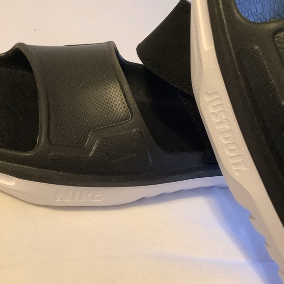 Black Sandals with Velcro Strap - Picture 4 of 11